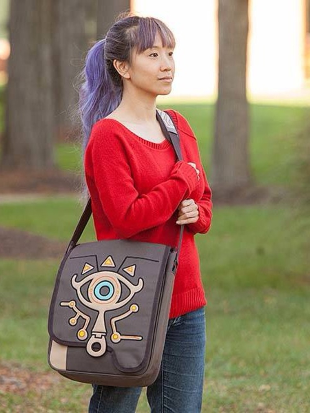 THE LEGEND OF ZELDA Breath of The Wild Sheikah Satchel Thinkgeek Messenger Bag
